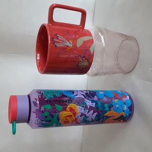 STARBUCKS Summer 2022 floral duo